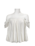  ÁO KIỂU BABY, FORM PHỒNG BÍ, TRẮNG 
