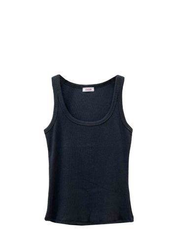  ÁO BA LỖ FORM ÔM, TANKTOP ĐEN 