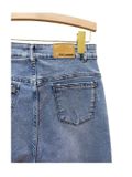  QUẦN JEAN ỐNG ĐỨNG, CO GIÃN, BIGSIZE, XANH NHẠT 