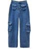  QUẦN JEAN (110cm) SUÔNG TÚI HỘP BIGSIZE , 4 TÚI, XANH ĐẬM 