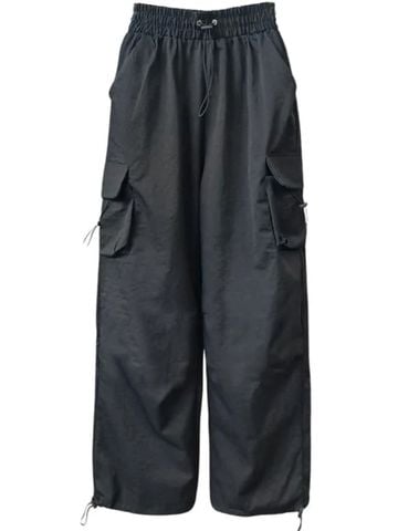  QUẦN DÙ (97cm) TÚI HỘP, ĐEN, LƯNG THUN 