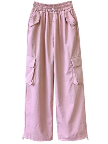  QUẦN DÙ LƯNG THUN (98cm) DÙ TÚI HỘP, MÁT, ÍT NHĂN, HỒNG 