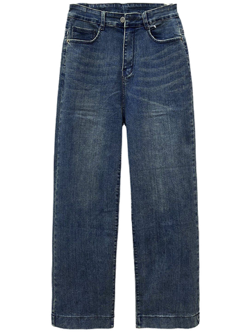  QUẦN JEAN GIÃN (105 CM) WASH XANH ĐẬM, BIGSIZE 