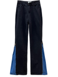  QUẦN JEAN DÀI 110 CM , ĐỨNG, ỐNG KIỂU, ĐEN 