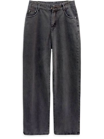  QUẦN (110cm) JEAN SUÔNG XÁM,CẠP CAO, BIGSIZE 