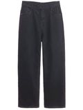  QUẦN (110cm) JEAN SUÔNG, ĐEN ,CẠP CAO, BIGSIZE 