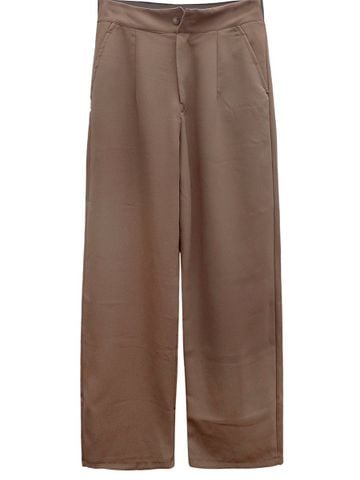  QUẦN TÂY BIGSIZE SUÔNG, LƯNG THUN SAU, NÂU 