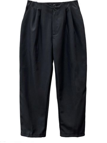  QUẦN TÂY BAGGY, LƯNG THUN SAU, 2 NÚT GÀI, BIGSIZE, ĐEN 