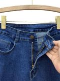  BIGSIZE QUẦN JEAN LOE LAI XẺ, DÀI 96 CM, BIGSIZE, ĐẬM 