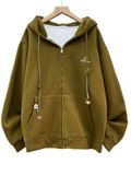  KHOÁC OVERSIZE, MỊN, LOGO TIM, RÊU 