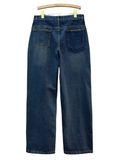  QUẦN JEAN SUÔNG (105cm), WASH RÊU, LƯNG CAO , BIGSIZE 