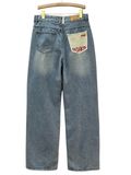 QUẦN JEAN SUÔNG WASH RÁCH NHẠT, BIGSIZE 
