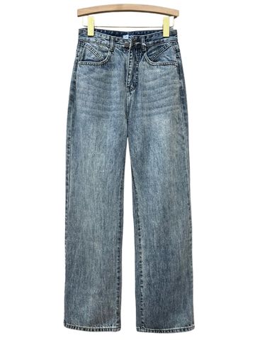  SUÔNG JEAN BASIC , WASH, XANH NHẠT 