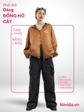  QUẦN DÙ (97cm) TÚI HỘP, ĐEN 