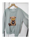  SWEAT SHIRT . XANH, MỊN MÁT 