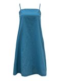 ĐẦM YẾM LINEN, 2 LỚP, XANH 