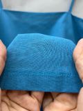  ĐẦM YẾM LINEN, 2 LỚP, XANH 