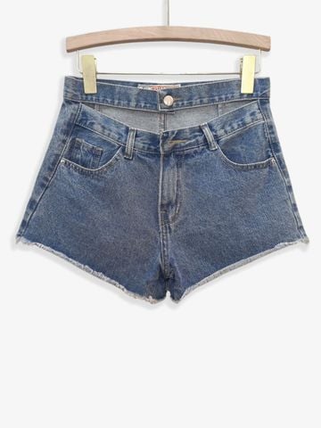  SHORT JEANS LƯNG KIỂU, ĐẬM 