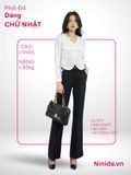  QUẦN TÂY LOE ĐỨNG , GIÃN NHẸ, dài 105 cm 