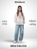  QUẦN JEAN SUÔNG WASH RÁCH NHẠT, BIGSIZE 