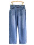  QUẦN (108CM) JEAN SUÔNG, wash, BIGISZE ,CẠP CAO 