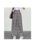  QUẦN CARO ỐNG RỘNG, CẠP CAO 