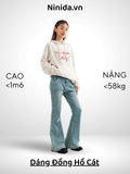  BIGSIZE JEAN LOE DÀI, RÊU 