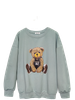  SWEAT SHIRT . XANH, MỊN MÁT 