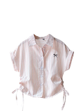  ÁO SƠ MI TAY CON, HỒNG 