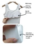  BRA SÁT NÁCH HỞ LƯNG, THUN MỊN XỊN , TRẮNG 