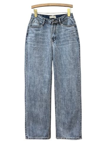  SUÔNG JEAN  BIGSIZE BASIC , WASH NHẠT 