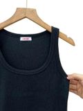  ÁO BA LỖ FORM ÔM, TANKTOP ĐEN 
