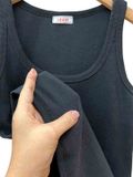  ÁO BA LỖ FORM ÔM, TANKTOP ĐEN 