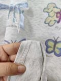  ÁO FORM VỪA THẮT NƠ, CUTE XÁM 