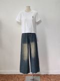  BABYTEE THÊU THỎ, TRẮNG 