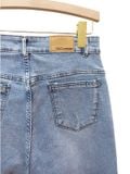  QUẦN JEAN ỐNG ĐỨNG, CO GIÃN, BIGSIZE, XANH NHẠT 
