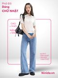  ÁO CỔ BẺ PHỐI NÚT, BASIC , TRẮNG 