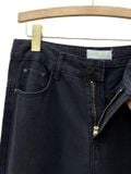  QUẦN JEAN DÀI 110 CM , ĐỨNG, ỐNG KIỂU, ĐEN 
