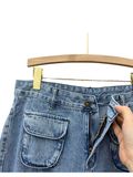  QUẦN JEAN (108CM) SUÔNG TÚI HỘP , 4 TÚI, NHẠT , BIGSIZE 