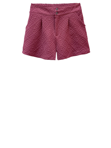  SHORT THUN XỐP 2 NÚT, ĐỎ 