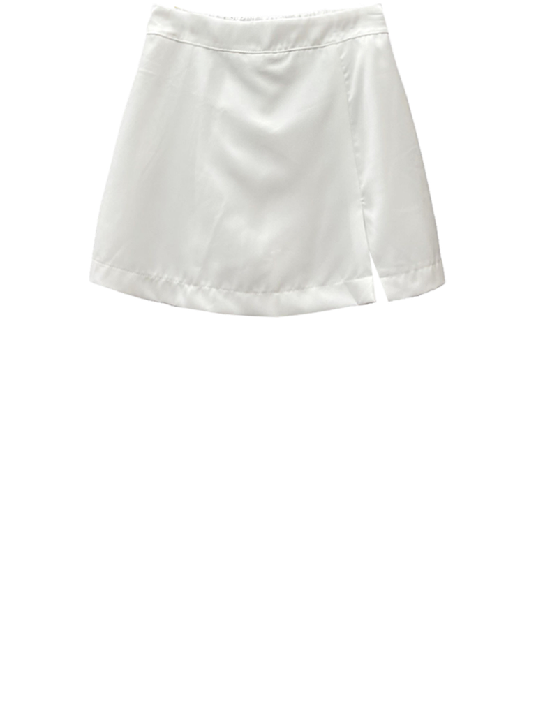 SHORT VÁY XẺ,LƯNG THUN, BIGSIZE, TRẮNG