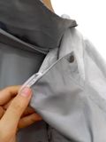  KHOÁC DÙ, NÓN RỜI, form vừa,  XÁM đậm 