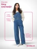  YẾM (1m7) QUẦN DÀI, JEAN, DÁNG SUÔNG, CHỈ NỔI, ĐẬM 