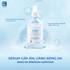 Serum Cấp Ẩm, Căng Bóng Sáng Da SMAS HA Premium Ampoule 100ml