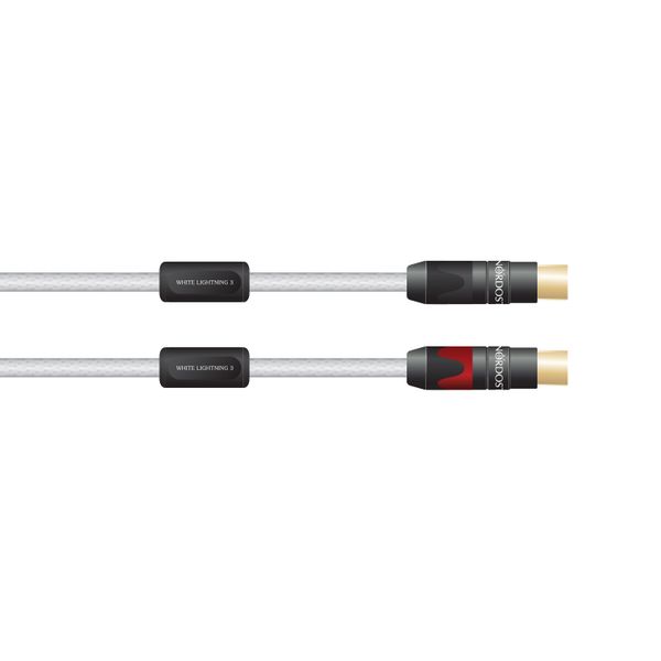 DÂY TÍN HIỆU WHITE LIGHTNING SERIES 3 - 1m RCA/XLR