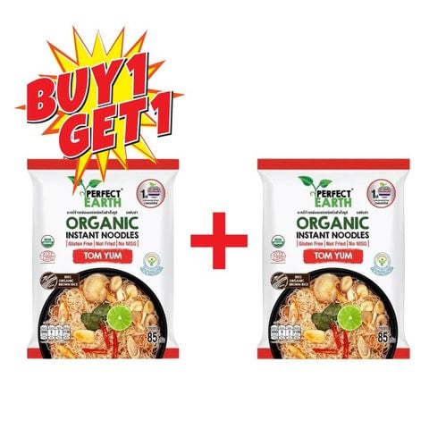 [Mua 1 tặng 1] Mì ăn liền hữu cơ tom yum 85g