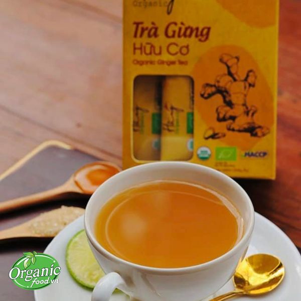 Trà gừng hữu cơ 20 gói x 5g