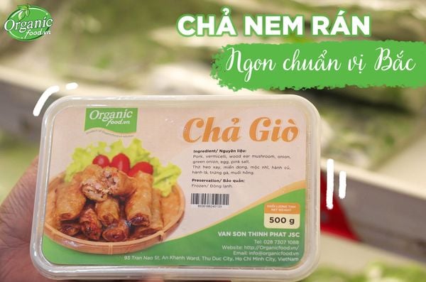 Chả giò (nem rán) organicfood 500g - 18 cuốn