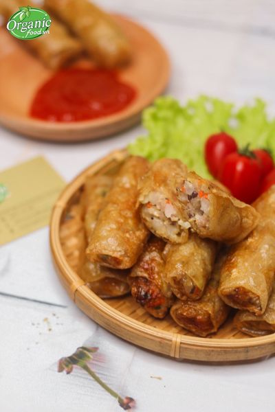 Chả giò (nem rán) organicfood 500g - 18 cuốn