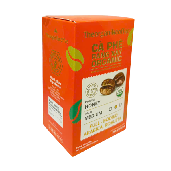 Cà phê Full-Bodied rang xay hữu cơ Theorganikcoffee - 250g